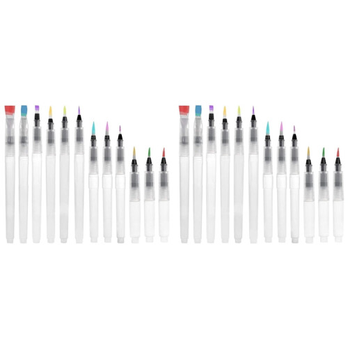 Watercolor Brush Pens Set 24 Pieces