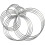 Metal Dream Craft Rings for DIY Projects 20 pcs 5 sizes 1