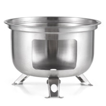 Portable wood-burning stove for grilling and BBQ