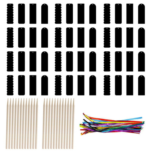 Rainbow Scratch Bookmark Craft Kit 4 Styles