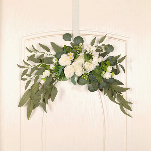 Wedding Arch Flowers Artificial Silk 2 Pieces