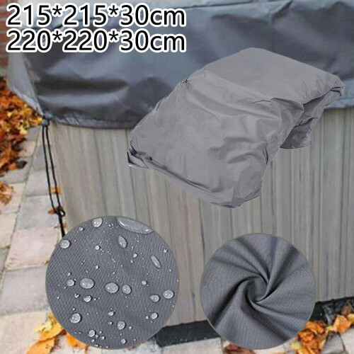 Hot Tub Cover Square Waterproof UV-Resistant 1