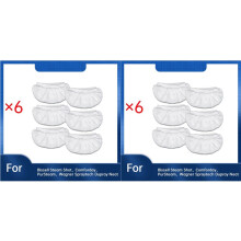 12 Stück Mikrofaser-Dampfwischpads für  Steam Shot, Comforday, PurSteam, Wagner Spraytech Dupray Neat Dampfreiniger