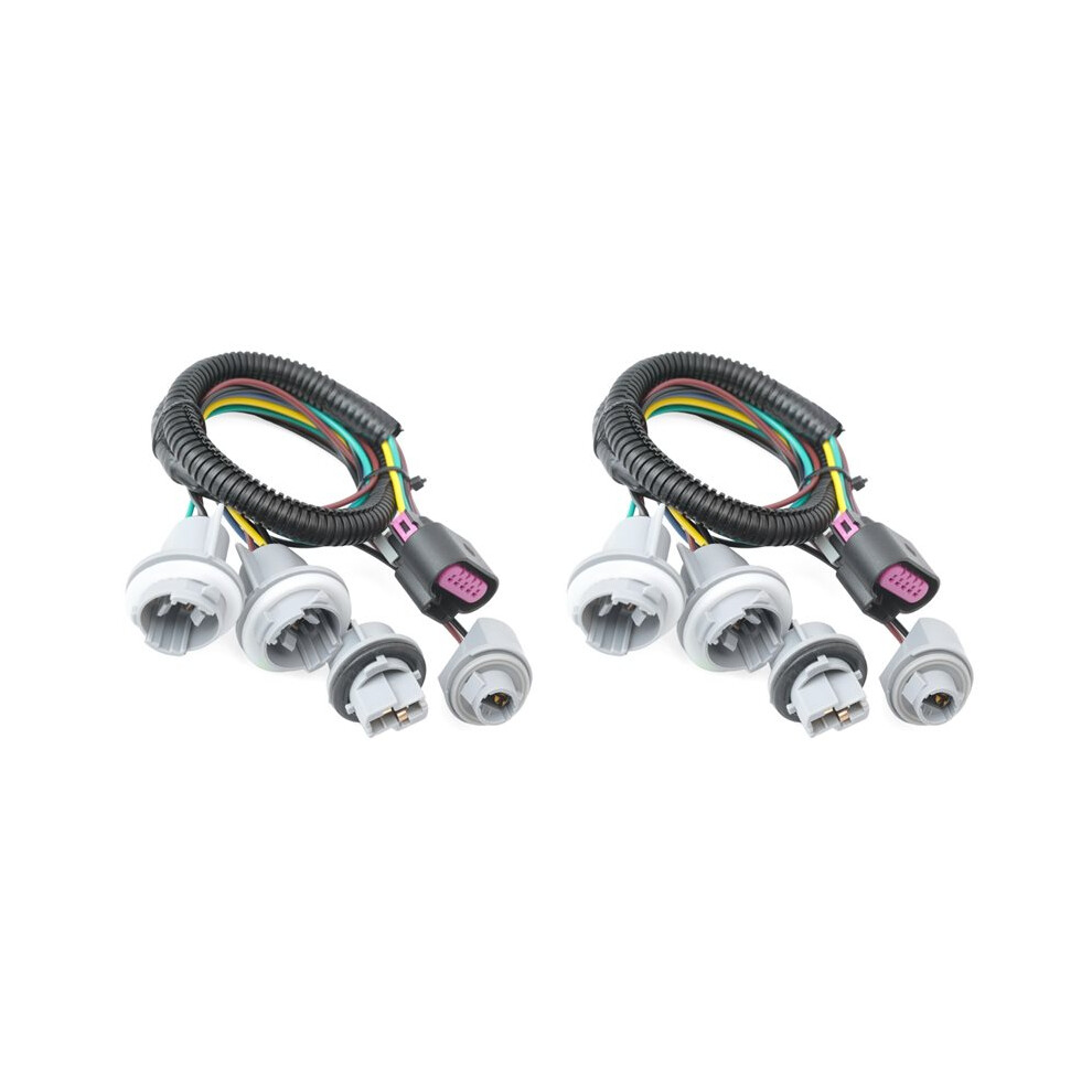 2X Rear Tail Lamp Wiring Harness Socket 22787445 For Chevy Suburban Tahoe Yukon 2007-2014 Wire Replace Light 6031441879621