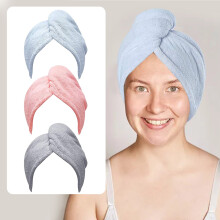 Microfiber Hair Towel for Curly Hair, Anti-Frizz Drying
