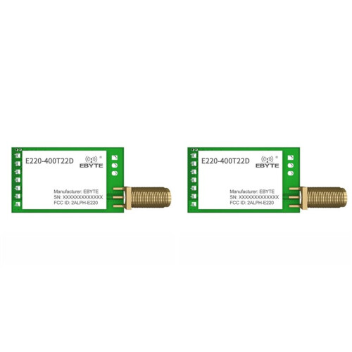 2X EBYTE LoRa LLCC68 433MHz 470MHz Wireless Module 22dBm Long Range 5km E220-400T22D UART RSSI Transmitter Receiver