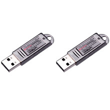 2X USB Thermometer Computer Temperature Sensor Temperature Probe Aquarium Industry Remote Monitor Gold TEMPer