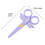 Kids' plastic scissors for paper crafts, 1 pair 2
