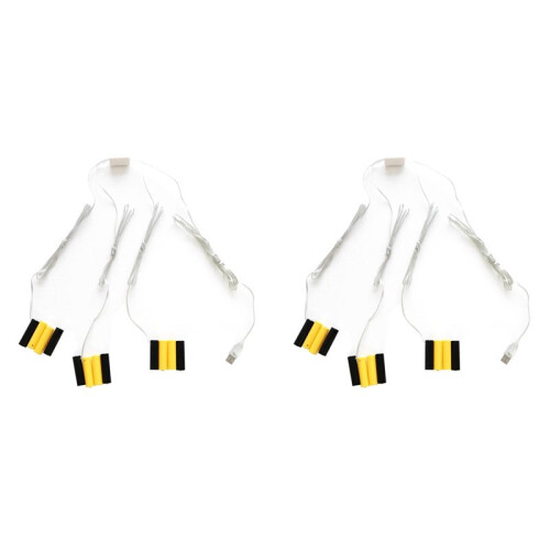 2 Set AAA Virtual Eliminators USB Powered Battery Eliminators for Christmas Tree Lights Decoration Replacement 3-1