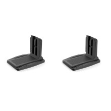 2X Piastra Adattatrice per Slitta Calda/Fredda con Base di Fissaggio A Clip Posteriore per Piastra per Slitta Calda Fredda per Microfono Wireless per