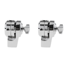2X Cymbal Bracket Connector Drum Kit Accessory Live Performance Height and Angle Adjustment Installation Simplification