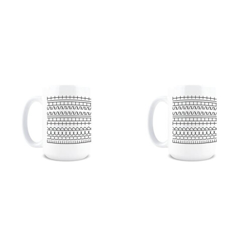 2X Hidden Message Coffee Mug, Coffee Mug, 15 Oz Ceramic Cup