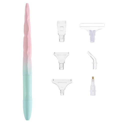 Diamond Art Pen Set with 6 Tips, Ergonomic Design