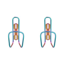 2X Fiets Waterkokerhouder Titaniumlegering Holle Rijden Waterfleshouder Fietsaccessoires Verblindend