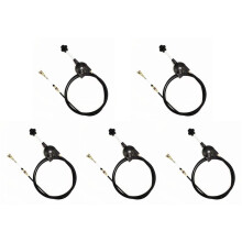 5pcs 1m Hand Throttle Control for Excavator Harvester Tractor Ship Spreader Throttle Cable Assembly Self-Locking