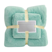 Godom bath towel set coral velvet 2 pieces