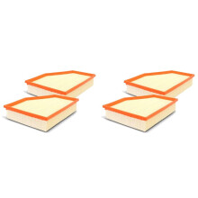 4Pcs Engine Air Filter for G30 530E 530I 530I XDrive G15 840I G01 X3 X4 X6 Part Number:13718691835 13718577170
