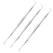 Gongxipen Stainless Steel Dual-End Tooth Picks Set 3 PCS