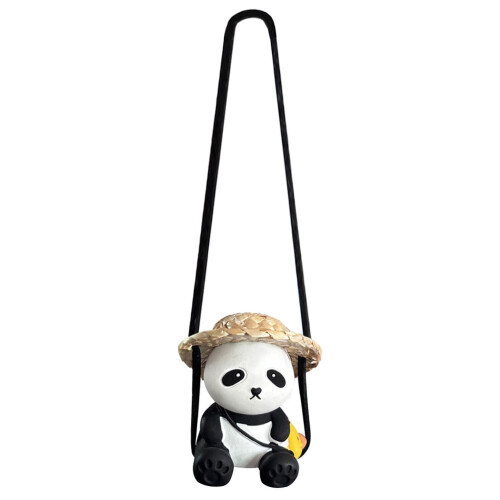 Panda car hanging ornament for rearview mirror