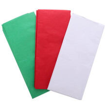 Christmas wrapping paper red white green 30 pcs