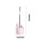 RXIRUCGD toilet brush pink modern compact long handle 3