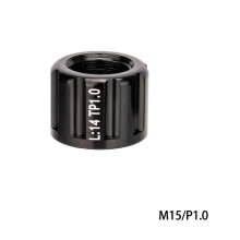 Bicycle Thru Axle Nut M15 with P1.0 P1.5 P1.75 Threads