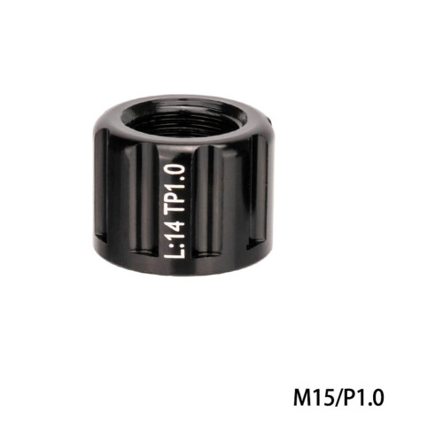 Bicycle Thru Axle Nut M15 with P1.0 P1.5 P1.75 Threads