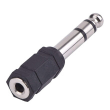 3.5mm Female to 6.35mm Male Stereo Audio Adapter