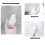 RXIRUCGD toilet brush pink modern compact long handle 8