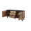 Cama sideboard LOTTA 150 2D3S wotan oak + mat black 2