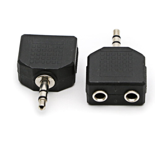 PATKAW 3,5-mm-Mono-Y-Splitter-Adapter (2 Stück) 2