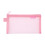 Transparent mesh pencil case zippered large capacity 1