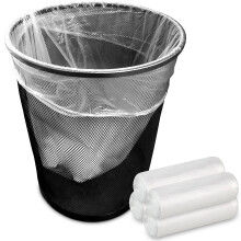 Clear trash bags 4 gallon unscented 200 pack