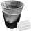Clear trash bags 4 gallon unscented 200 pack 1