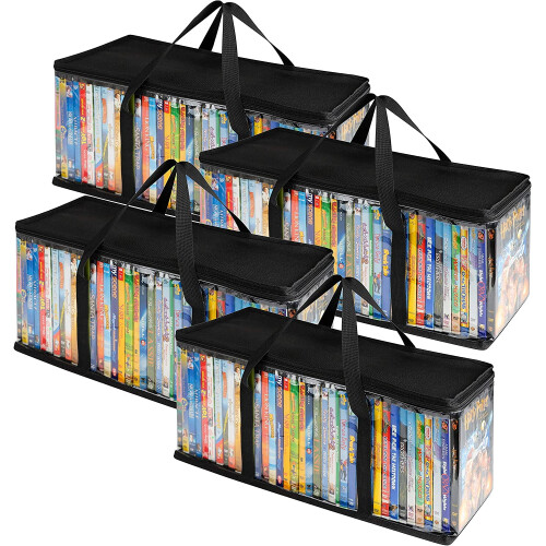 Home DVD storage bags 4 count