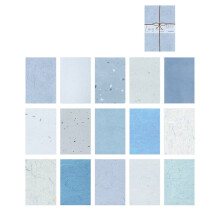 SOFEIYA blue junk journal background paper 30 pcs