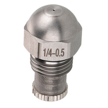 Mist nozzle 1/4 BSPT stainless steel 0.3-1.5 mm