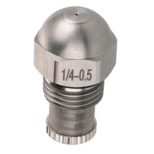 Mist nozzle 1/4 BSPT stainless steel 0.3-1.5 mm