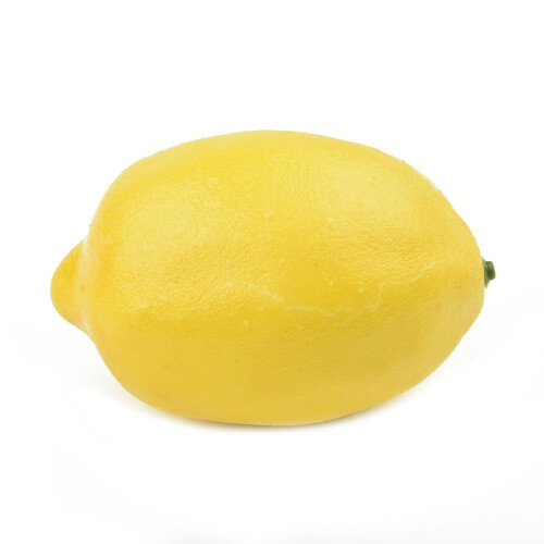 Artificial Lemon Fruit Decoration Plastic 1 Piece