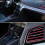 Car Interior Decorative Strip Red 1 Set 1