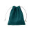 Corduroy storage bag with drawstring strap and pocket 1 1