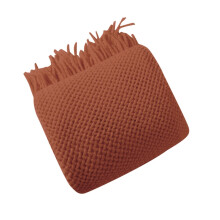Huayishang knitted blanket polyester solid color 150x200cm