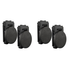 Belt Clip Tool Holster, 4 Pcs Tool Belt Accessories Magnetic Holster, Non-Slip Strong Magnetic Belt Clip for Screws