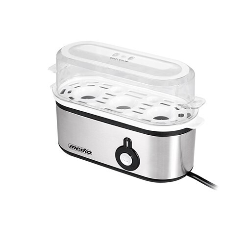 Mesko MS 4485 egg cooker 3 egg(s) 210 W Black,Silver,Transparent 1