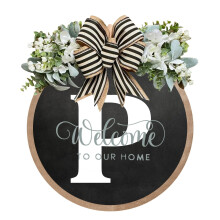 Welcome Sign Pendant Rustic Wood 1 Piece