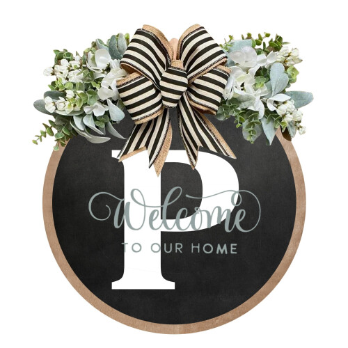 Welcome Sign Pendant Rustic Wood 1 Piece