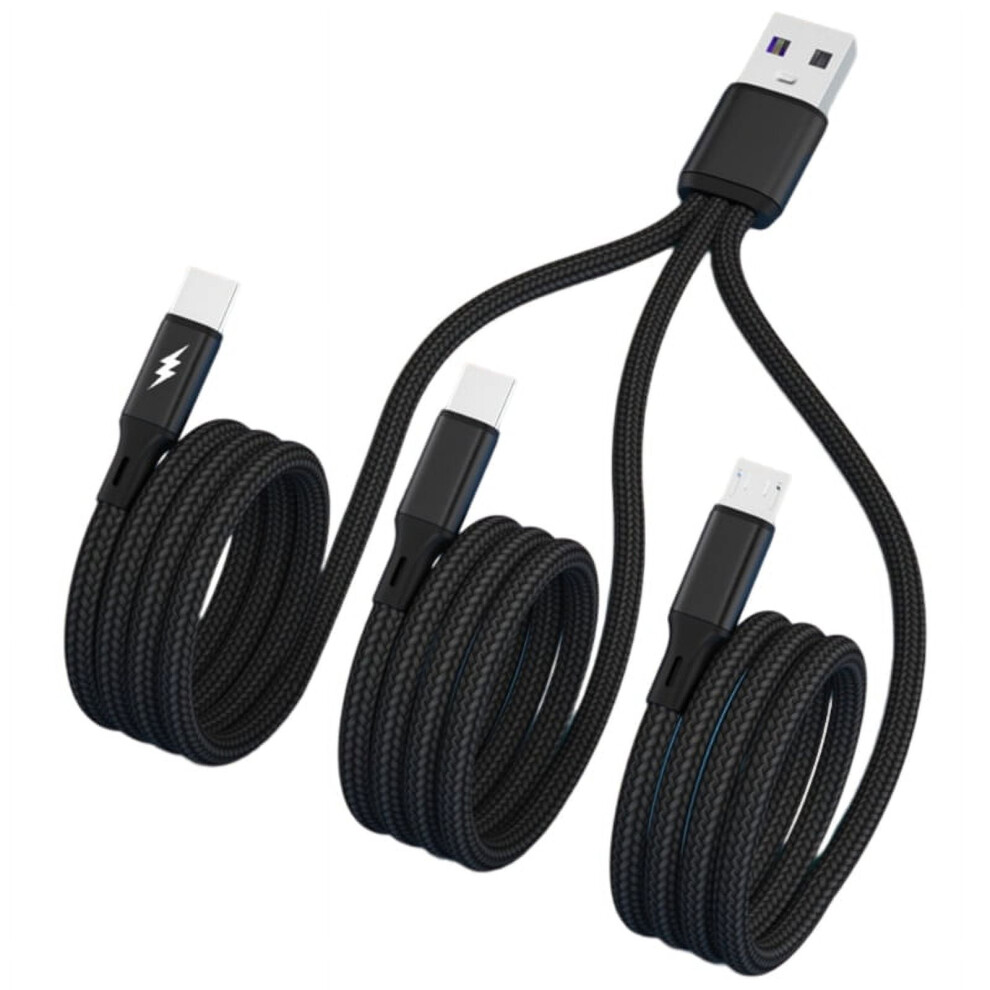 Usb Charging Cable 5V 3-In-1 Type-C And Micro-Usb 9314556979002