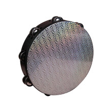 Wooden Tambourine for Dance and Party Use, 8 Inch