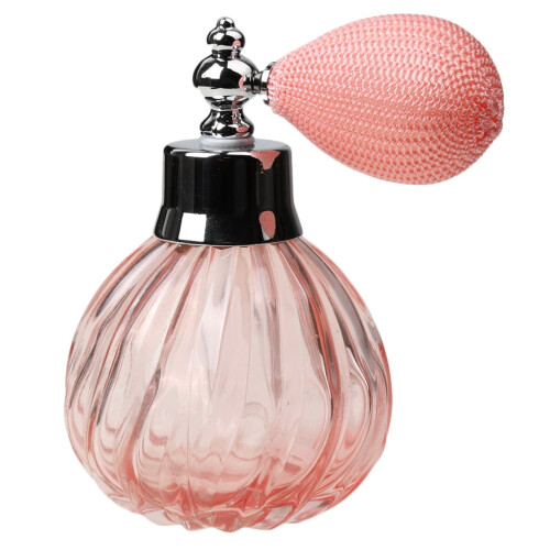 Vintage-style clear crystal perfume bottle 100 ml