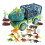 Dinosaur Truck Toy with Figures, Pull-Back Transport 1